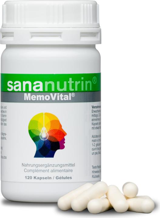 Actual product image Sananutrin MemoVital Capsule (120 Piece, Capsules, 61 g)