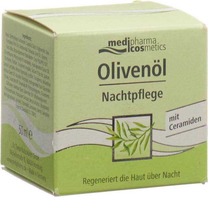 Immagine prodotto Medipharma Cura notturna all'olio d'oliva (50 ml, Crema notte)