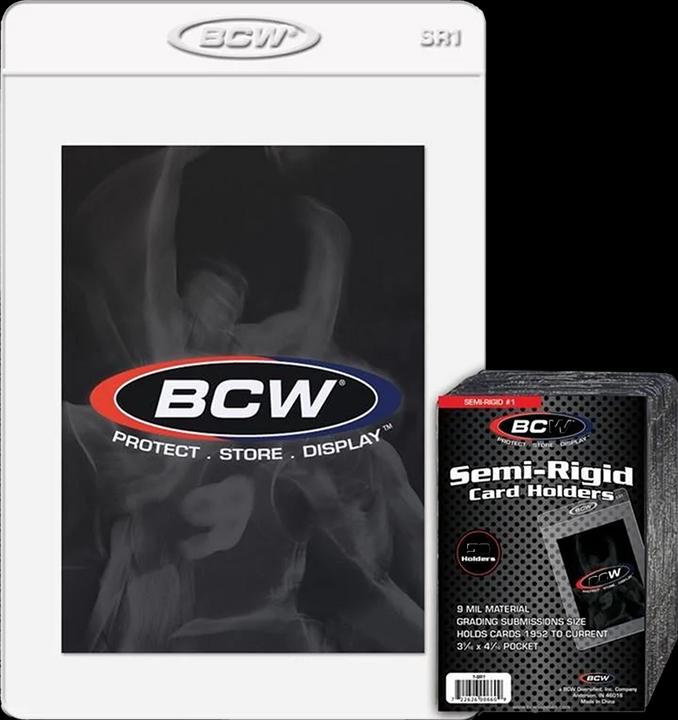 BCW Semi-Rigid Card Holder #1