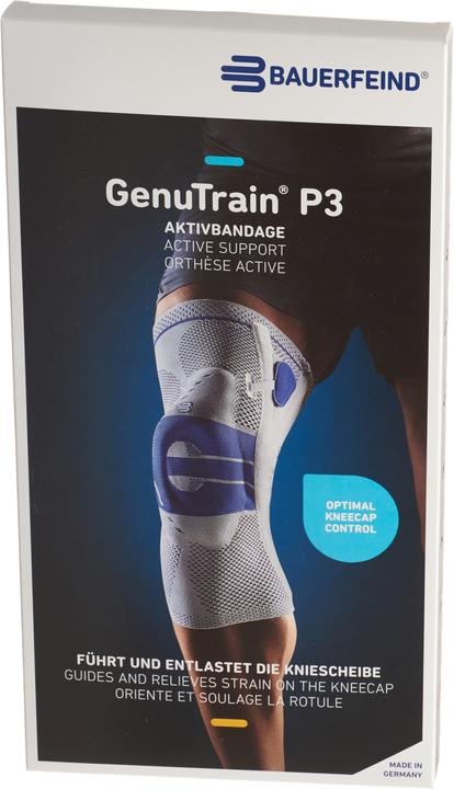 Produktbild GenuTrain P3 Aktivbandage Grösse 3 rechts titan (3)