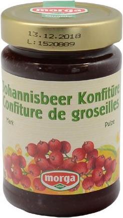 Actual product image Morga Jam currant pulp (350 g)