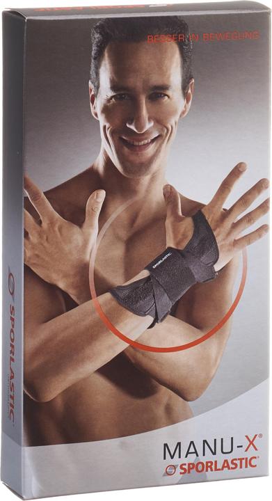 Produktbild Sporlastic Manu X Grösse 1 schwarz (1)