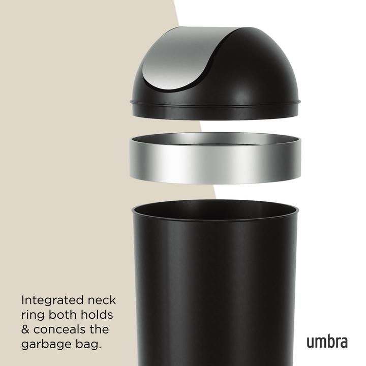 Actual product image Umbra Venti 62L Mülleimer mit Schwingdeckel (62 l)