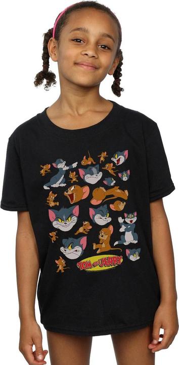 Image du produit Tom & Jerry - T-shirt MANY FACES - Fille (140, 146)