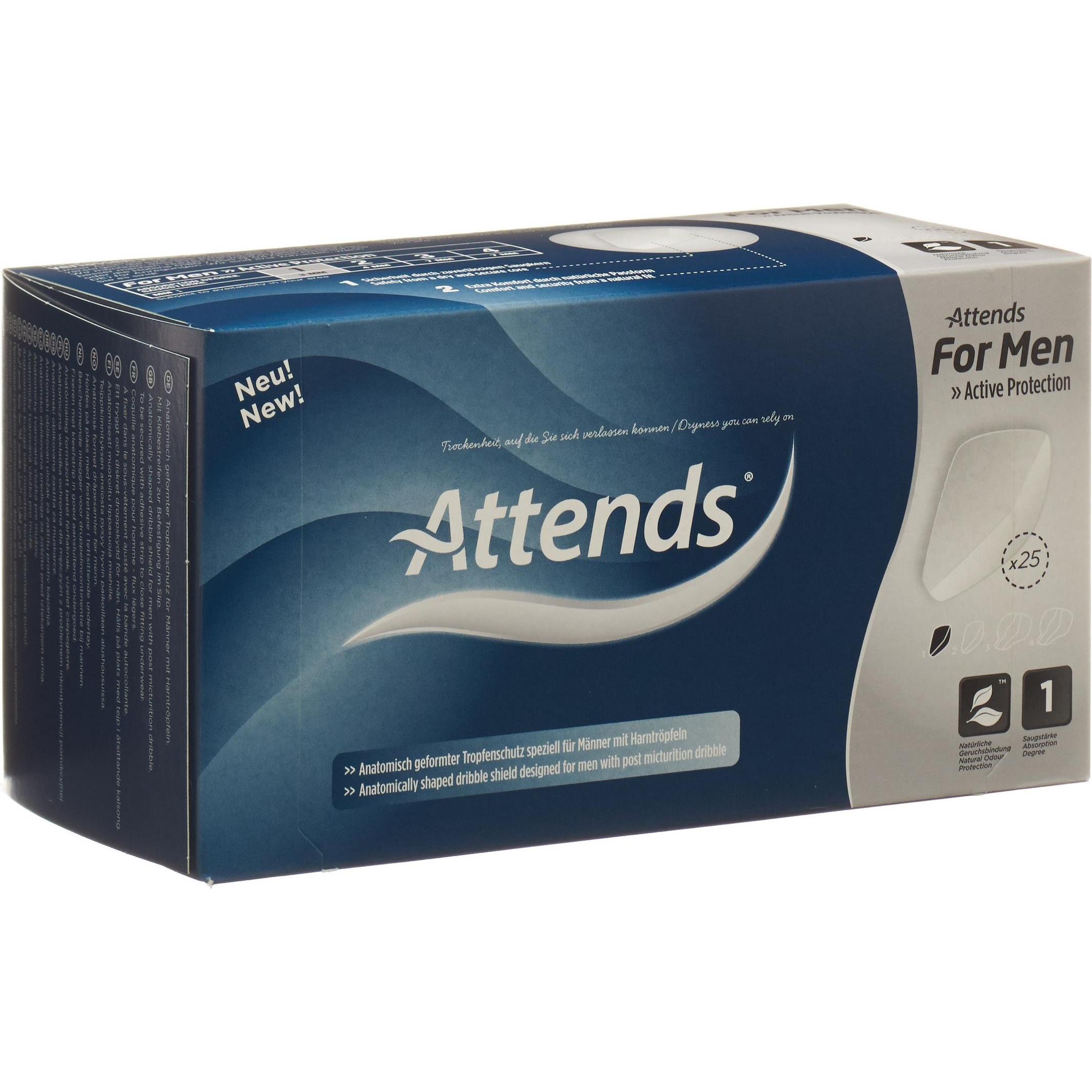 Attends, Inkontinenzhygiene, Männereinlage (25 x)