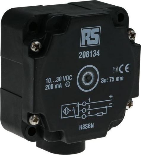 Produktbild RS PRO Induktiver Näherungsschalter 80x80mm PNP (Schalter)