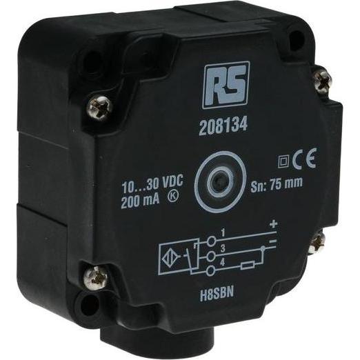 Rs Pro Induktiver Näherungsschalter 80x80mm PNP (Schalter), Elektronikmodul