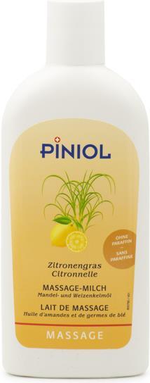Immagine prodotto Piniol Massagemilch Zitronengras ohne Paraffin (250 ml)