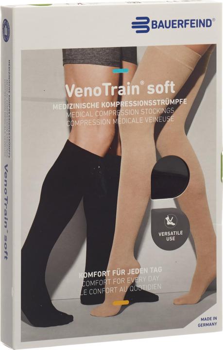 Produktbild Veno Train SOFT A-D KKL2 L normal/long offene Fussspitze schwarz (L)