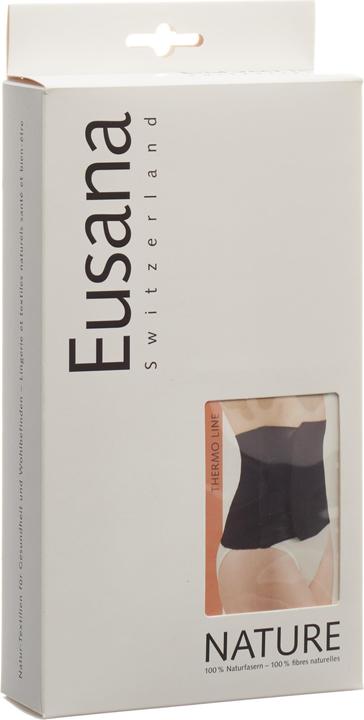 Produktbild Eusana Nierenwärmer Velcro L schwarz (L)