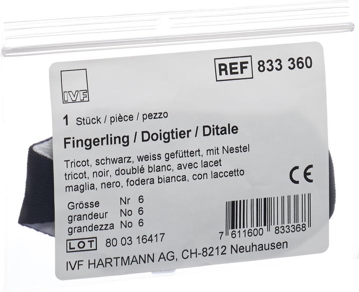 Image du produit IVF Hartmann tricot pouce taille 6 noir (6)