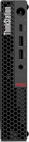 Actual product image Lenovo ThinkStation P360 Tiny (512 GB, 16 GB, Intel Core i5-12500T, T400)