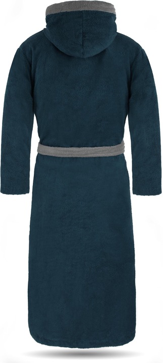 Produktbild Normani Damen Baumwoll-Bademantel mit Frottee, zweifarbig - OEKO-TEX® 100 - 8783 (M)