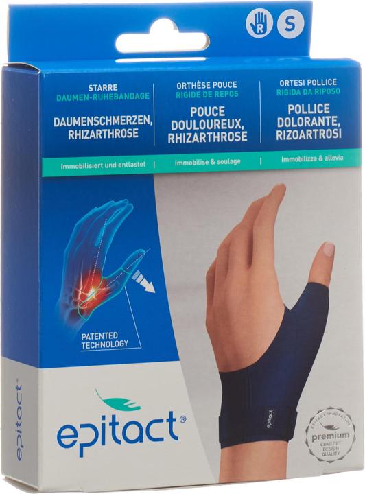 Actual product image Epitact rigid thumb rest bandage S right (S)