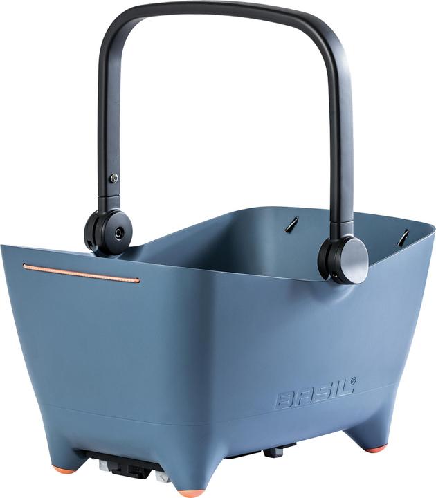 Basil BUDDY MIK 2.0, Hundefahrradkorb, faded denim (32 l)
