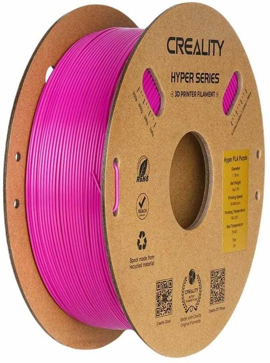 Produktbild Creality Hyper Speed PLA 1,75mm Filament 1kg (PLA, 1.75 mm, 1000 g, Rosa)