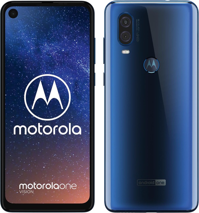 Motorola One Vision (128 GB, Gradiente di zaffiro, 6.30", Doppia SIM Ibrida, 48 Mpx, 4G)