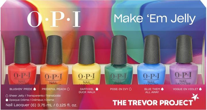 Immagine prodotto OPI Make 'Em Jelly - 6er Mini Pack (Smalto per unghie effetto gel)