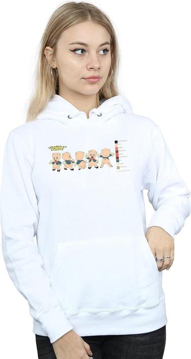 Produktbild Looney Tunes Porky Pig Colour Code Kapuzenpullover (S)