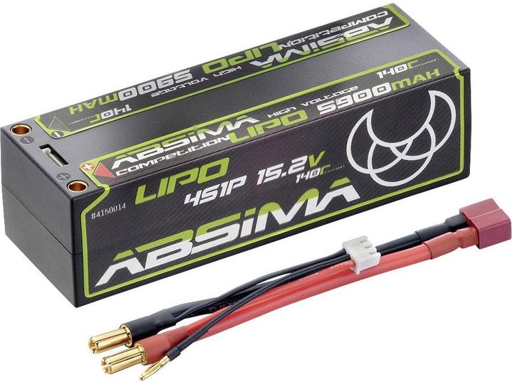 Image du produit Absima Pack d'accus Li-Po Competition (15.20 V, 5900 mAh)