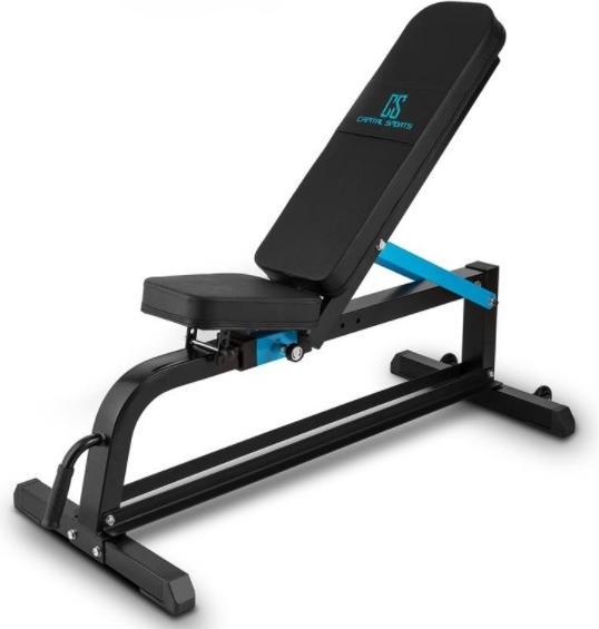 Capital Sports Adjustar Weight Bench Adjustable Steel 300kg Black