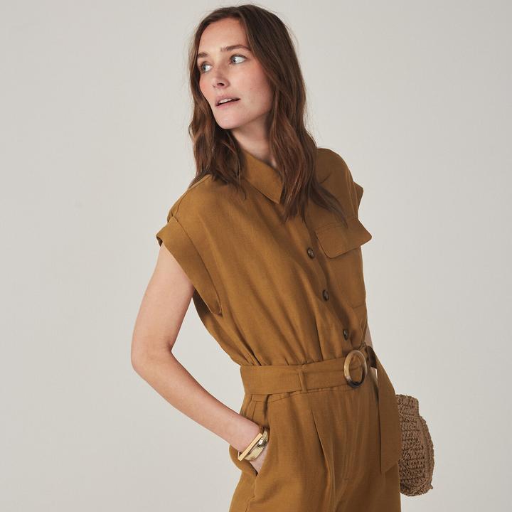 Produktbild La Redoute Collections Jumpsuit mit langem Bein Signature (32)
