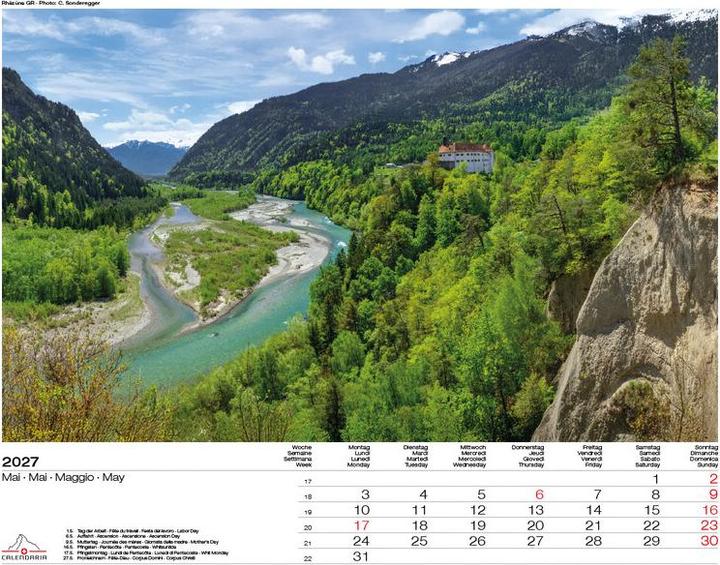 Actual product image Swiss Panorama 2027 (40 x 31)