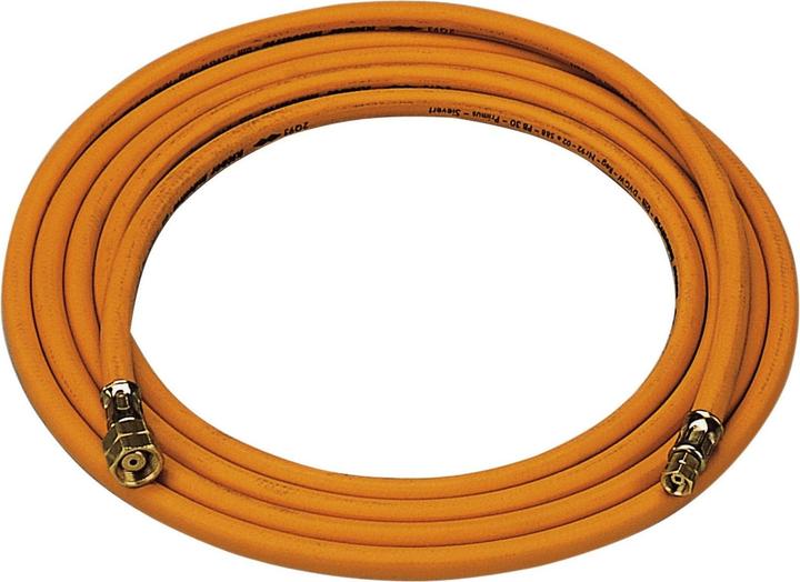 Actual product image Sievert Propane gas hose 4x4mm G3/8″ LH x G3/8″ LH high pressure length 2 m