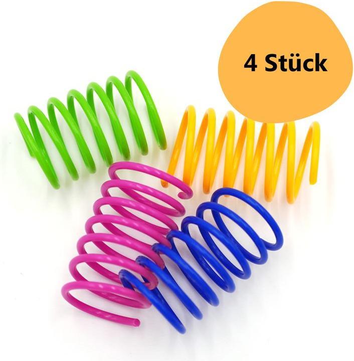 Image du produit Hermex Ressorts en spirale Jouet pour chats Jeu d'adresse Jouet à ressorts (Canne à pêche chat)