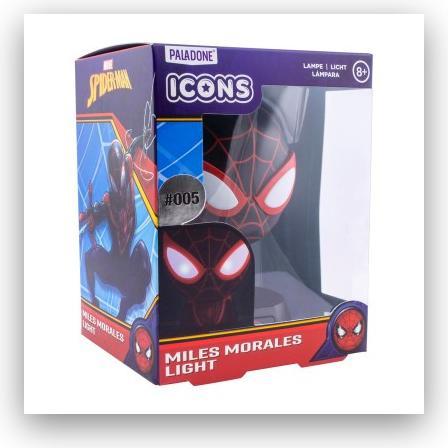 Actual product image Paladone Products Miles Morales Icon Light BDP Ambient Lighting