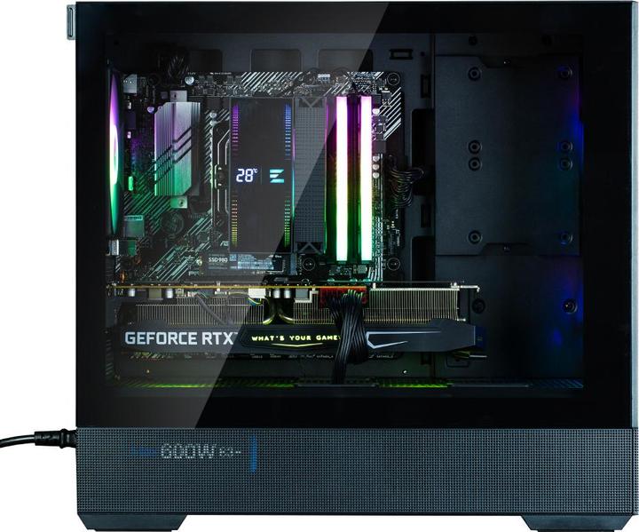 Actual product image Zalman P30 AIR Black, ARGB Fan x3 (Mini-ITX, mATX)