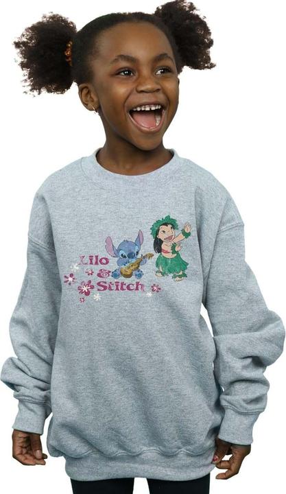 Produktbild Disney Lilo And Stitch Hawaii Sweatshirt Mädchen (140, 146)