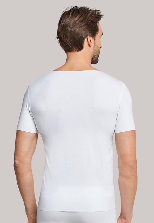 Produktbild Schiesser Shirt Loungewear "Laser Cut" weiss (L)
