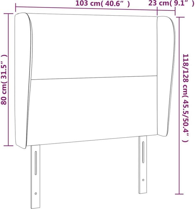 Immagine prodotto vidaXL Franya (103 x 23 x 128 cm)