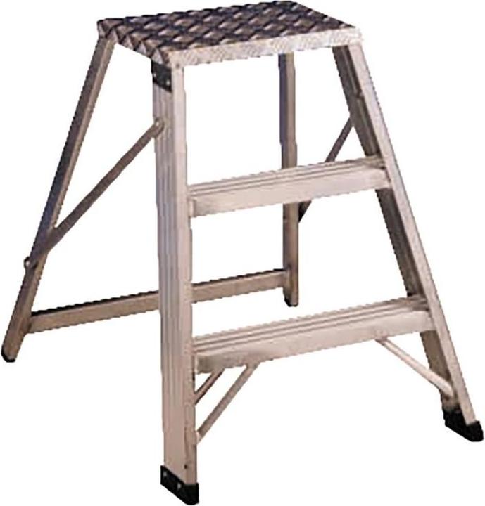 Actual product image Cimco Folding work platform with 3 steps, height 0.69m, width 0.54m (Folding step, 69 cm)