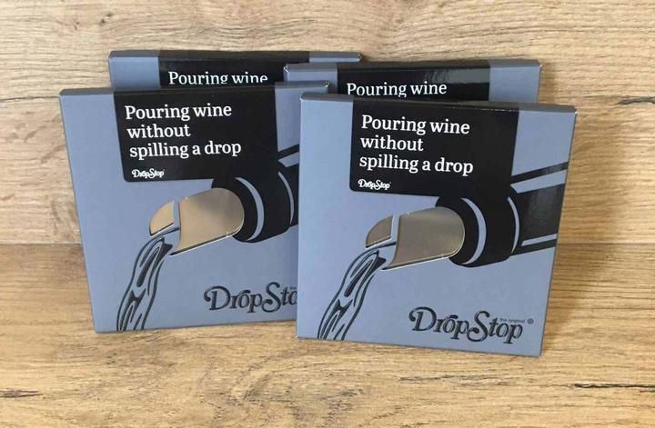 Actual product image Drop Stop 5 silver DropStop Original in Minidisc (Wine pourer)