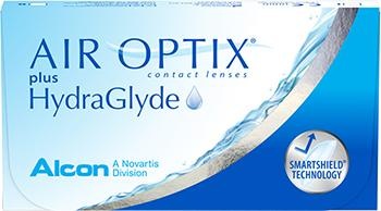 Productafbeelding Air Optix plus HydraGlyde (6 Stuk, Maandlens, Sferisch)