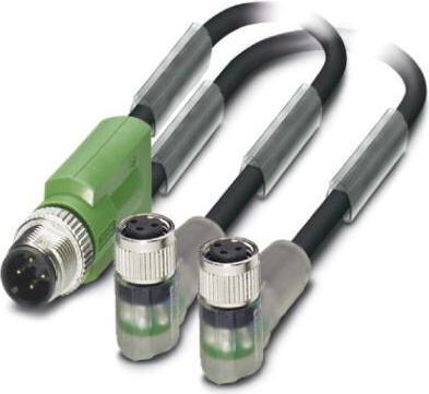 Image du produit Phoenix 1671438. longueur du câble : 1,5 m, connecteur : M12, couleur du produit : noir