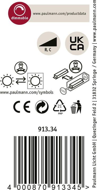 Produktbild Paulmann ProRail3 Spot Zeuz (3680 lm)