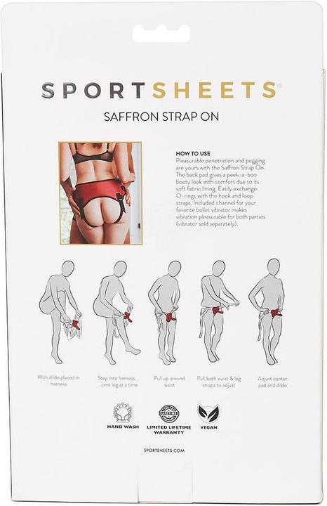 Actual product image Shots Saffron Strap On