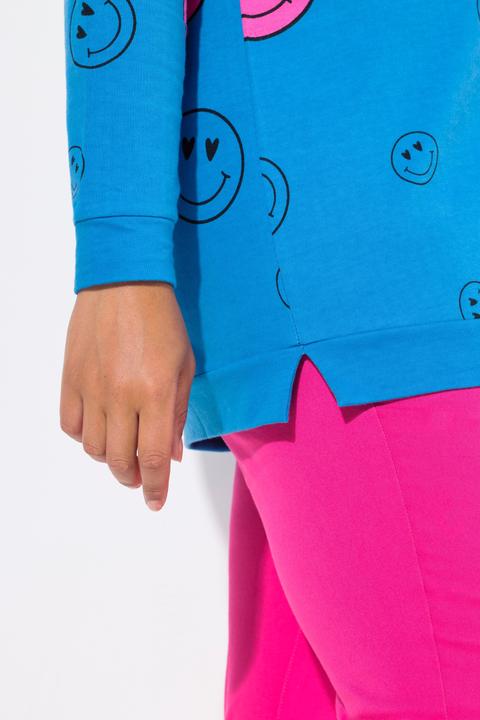 Produktbild Angel of Style Sweatshirt, oversized, Farbverlauf Smiley, Langarm (50)