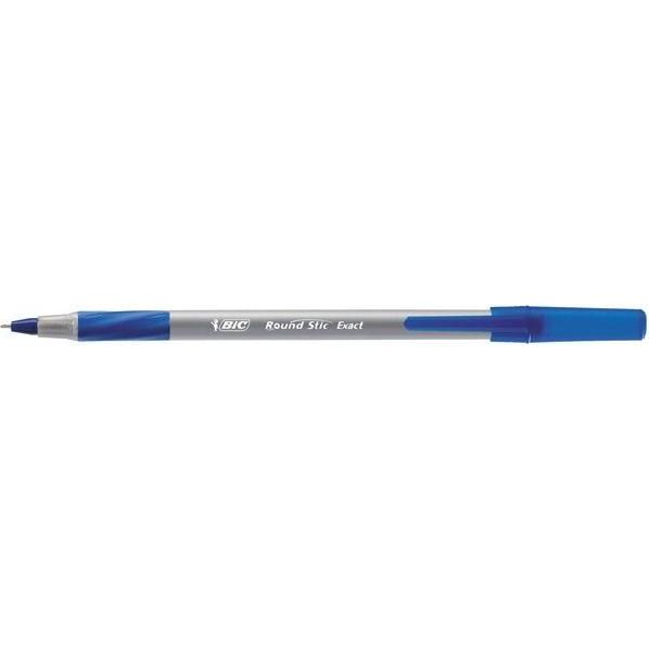 Bic, Schreibstifte, Round Stic Exact (Blau, Grau, 20 x)