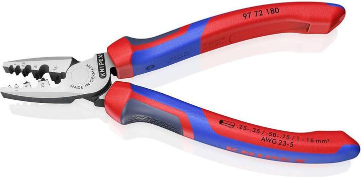 Produktbild Knipex Crimpzange für Aderendhülsen (180 mm)