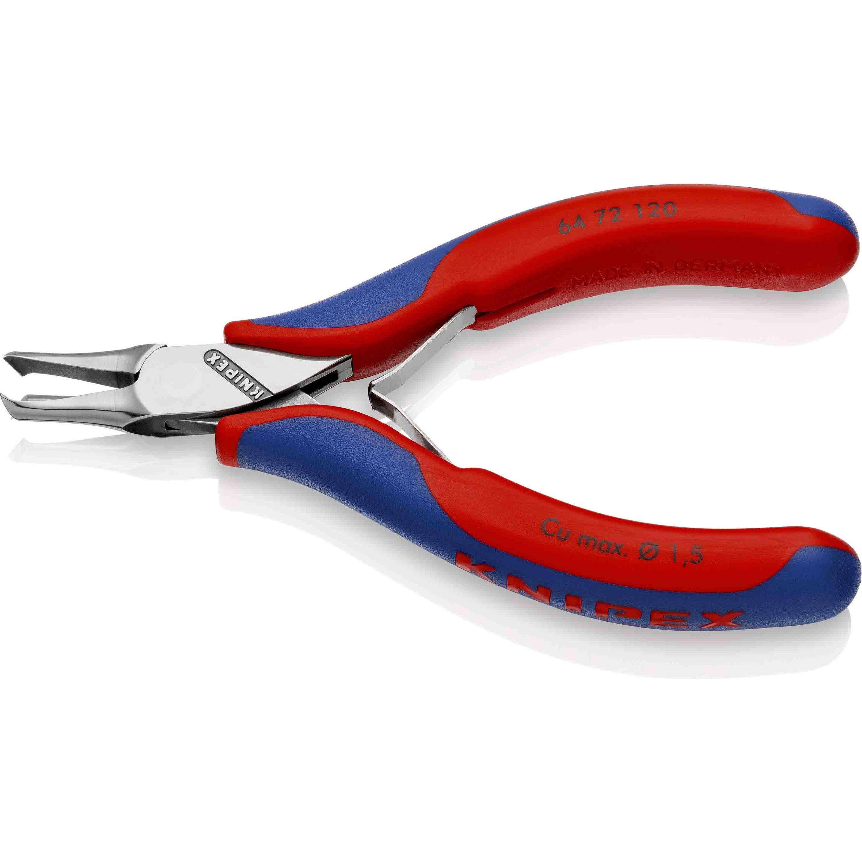 Knipex, Pinza tronchese, Tronchese per elettronica con tagliente frontale (120 mm)