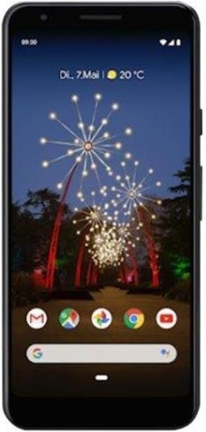 Produktbild Google Pixel 3a (64 GB, Just Black, 5.60", Single SIM, 12.20 Mpx, 4G)