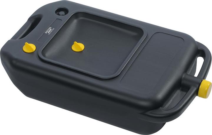 HEYCO Drip tray for liquid media, 10 L, with canister