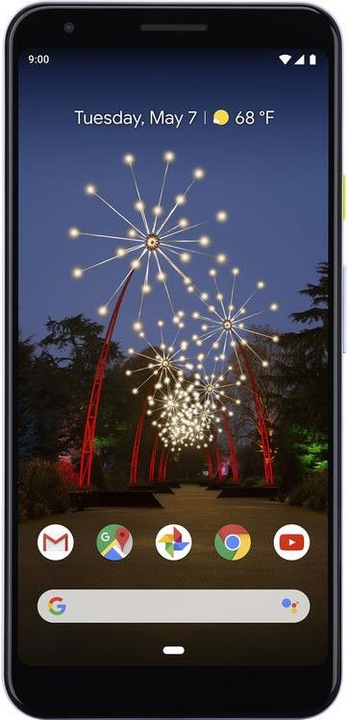 Produktbild Google Pixel 3a (64 GB, Clearly White, 5.60", Single SIM, 12.20 Mpx, 4G)
