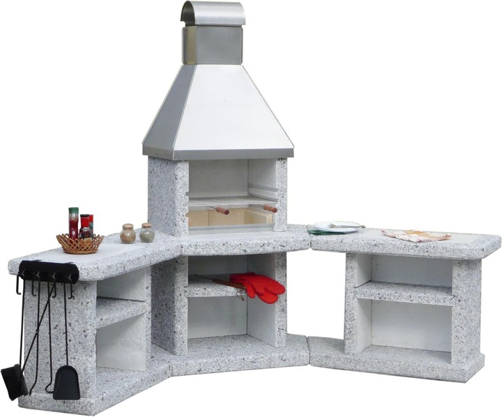 Actual product image Wellfire Toscana stainless steel outdoor kitchen