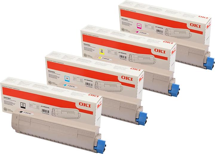 Image du produit OKI Original C833/C843 SET Multipack / Set mit allen vier Farben (C, CF, M, Y)