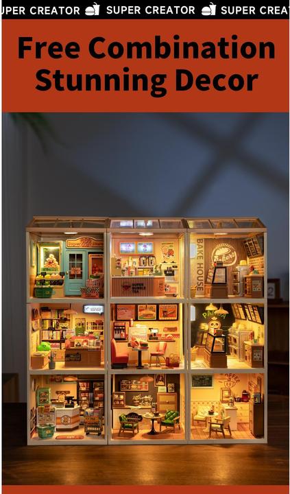 Actual product image Robotime Yum Yum Burgers